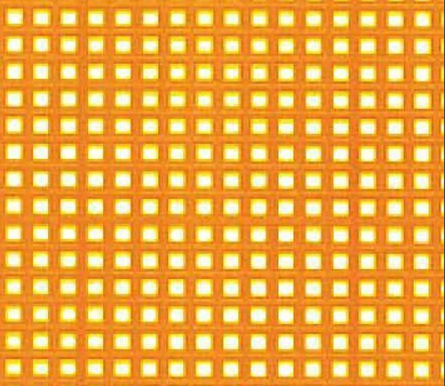 PLASTIC CANVAS ORANGE 10½" x 13½"