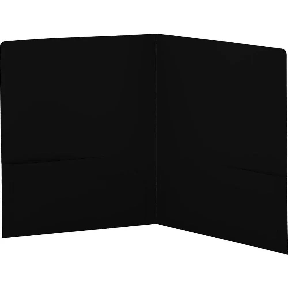POLY FOLDER: 2 POCKET - BLACK - Creative Kids