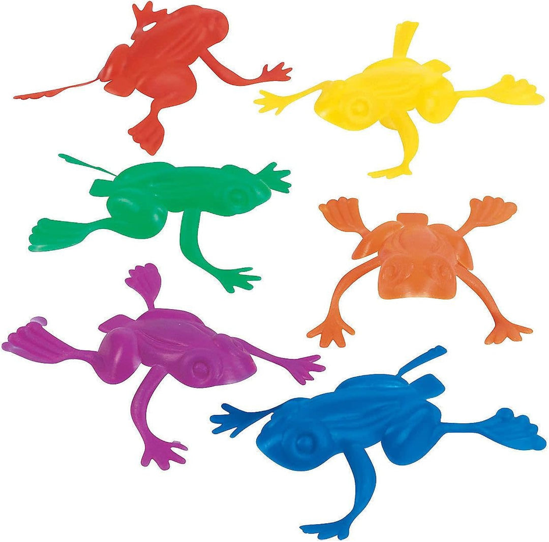 FROGS: PLASTIC JUMPING 144PCS