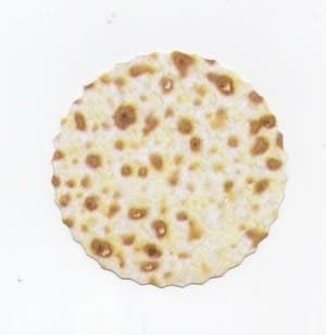CUT-OUTS: MATZAH ROUND 3" - 40/PACK