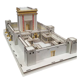 3D WOODEN BAIS HAMIKDASH PUZZLE 350 PC - Creative Kids