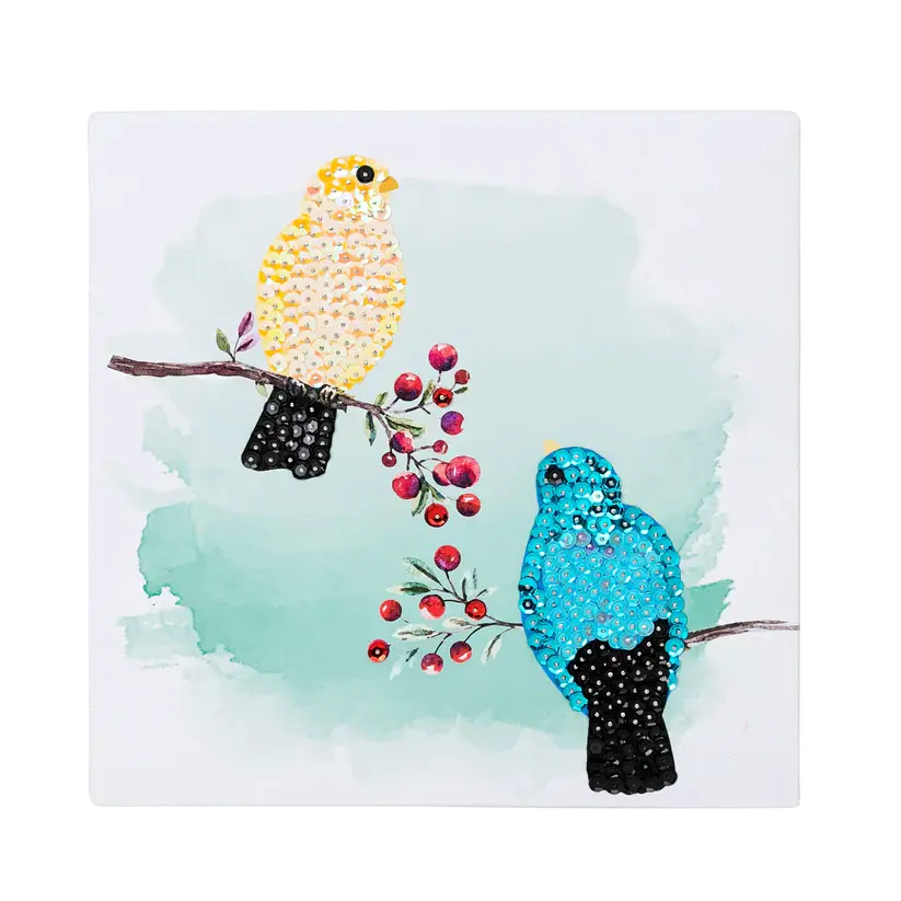 SEQUIN ART KIT: BIRDS - Creative Kids