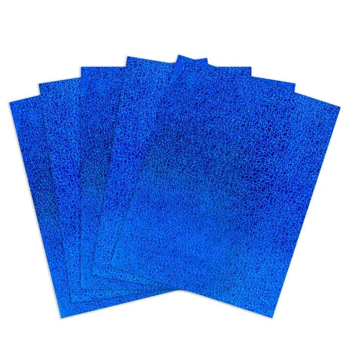 HOLOGRAPHIC BOARD: 8½x11 SPARKLE BLUE 5 SHEETS