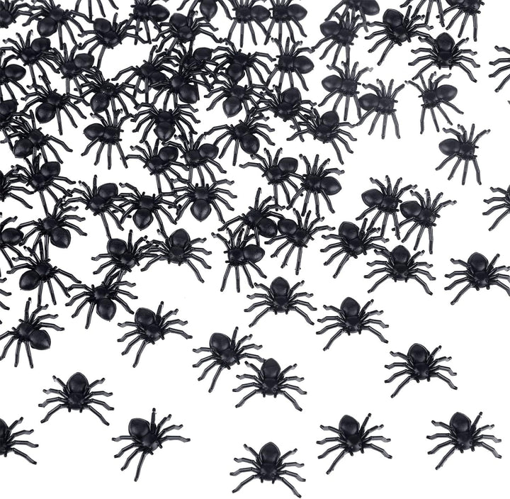 REALISTIC PLASTIC SPIDER ( KINIM ) 100 PACK