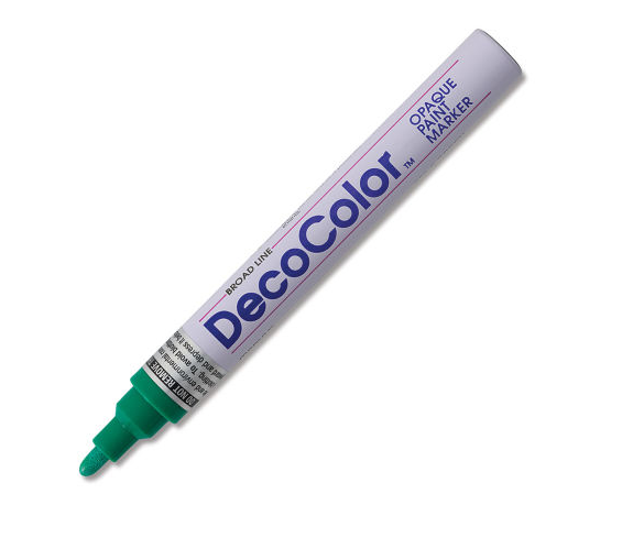 DECOCOLOR PAINT MARKER BROAD GREEN