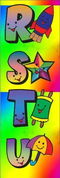 STICKER: ABC WITH PICTURE-2"X3"