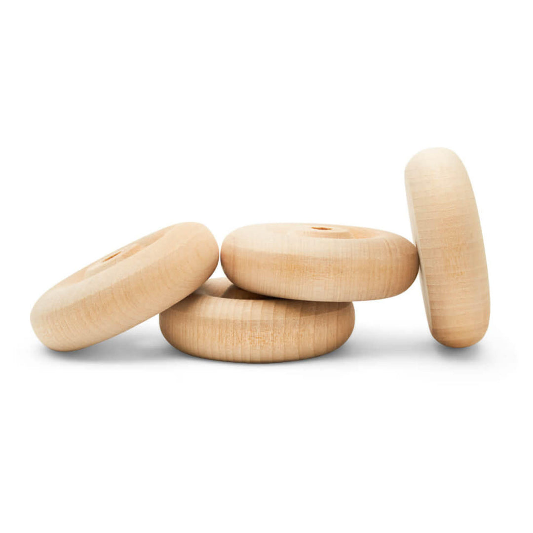 WOOD TOY WHEEL 1.25" - 18 PACK