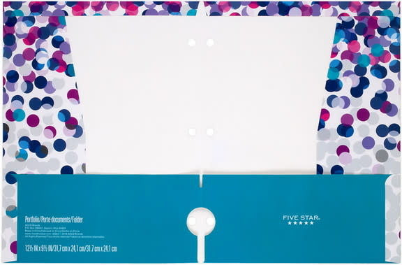 FIVE STAR 2-POCKET PAPER FOLDER ASSORTED DESIGNS