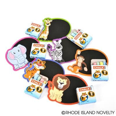 CHALKBOARD SET - ZOO ANIMAL 12SETS
