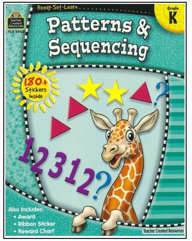 BOOK: READY SET LEARN PATTERNS AND SEQUENCING GR. K - Creative Kids