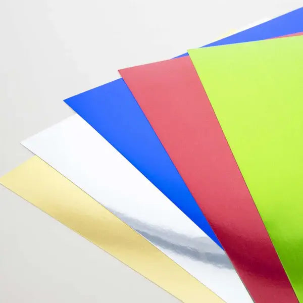 METALLIC POSTER BOARD ASSORTED COLORS  11"X14" -  5 PACK