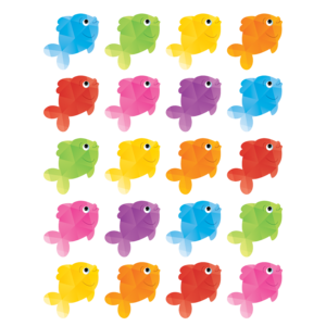 STICKER: COLORFUL FISH - 120 STICKERS