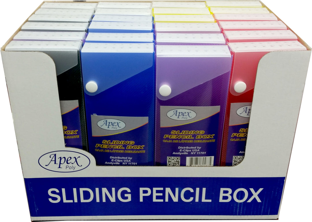 SLIDING PENCIL BOX