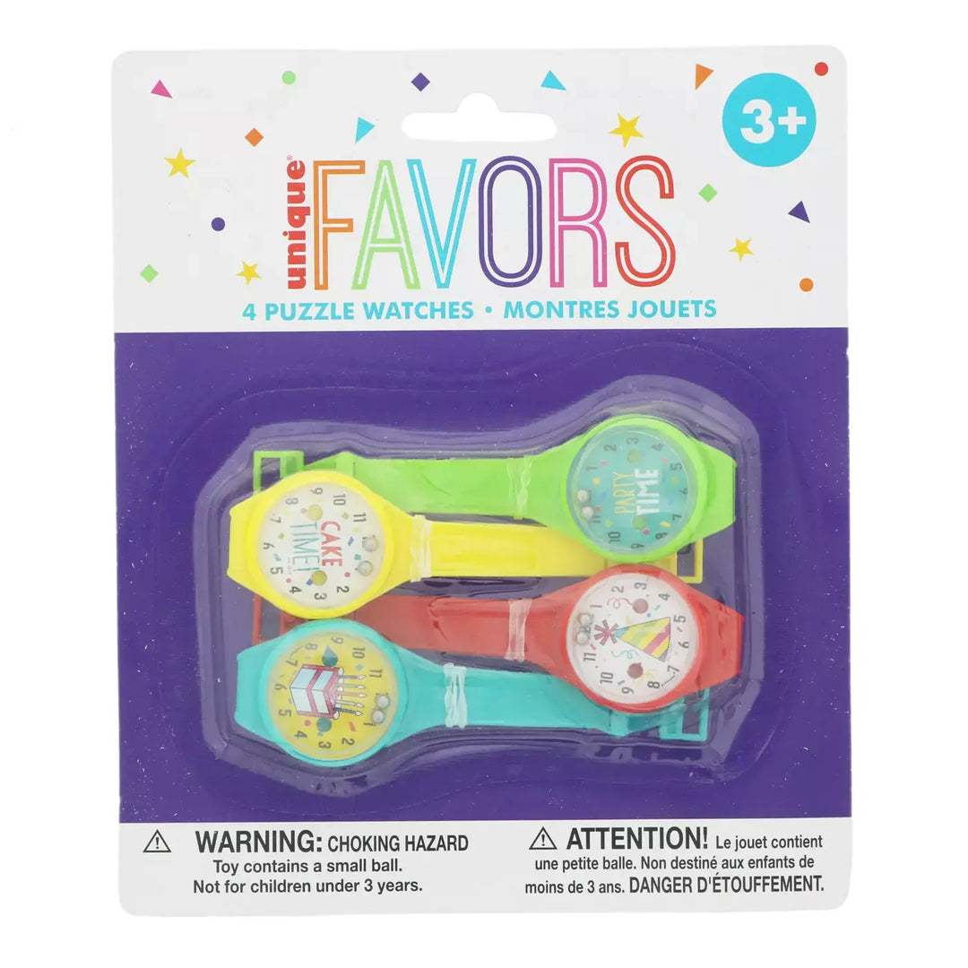 PUZZLE WATCH - 4 PACK