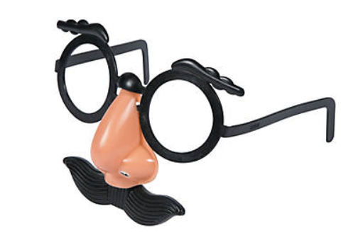 DISGUISE SET: NOSE EYEBROWS MUSTACHE