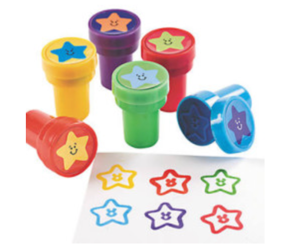STAMP -  SMILE STAR -  24 PACK