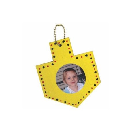 WOOD SHAPE: DREIDEL KEYCHAIN 6"x5" - Creative Kids
