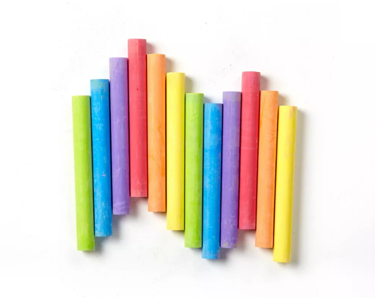 CRAYOLA COLORED CHALK - 12 PACK