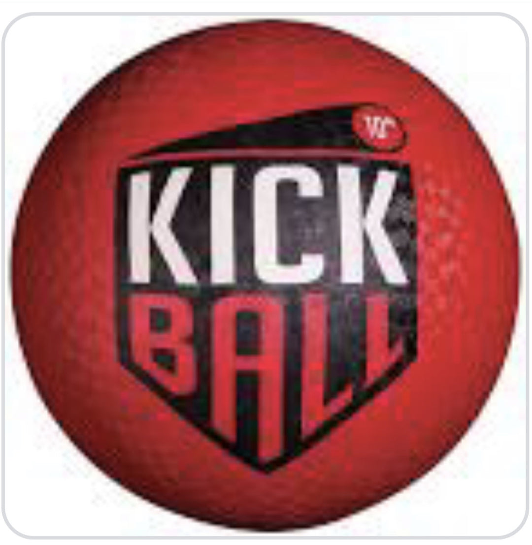 10" RED RUBBER KICK BALL