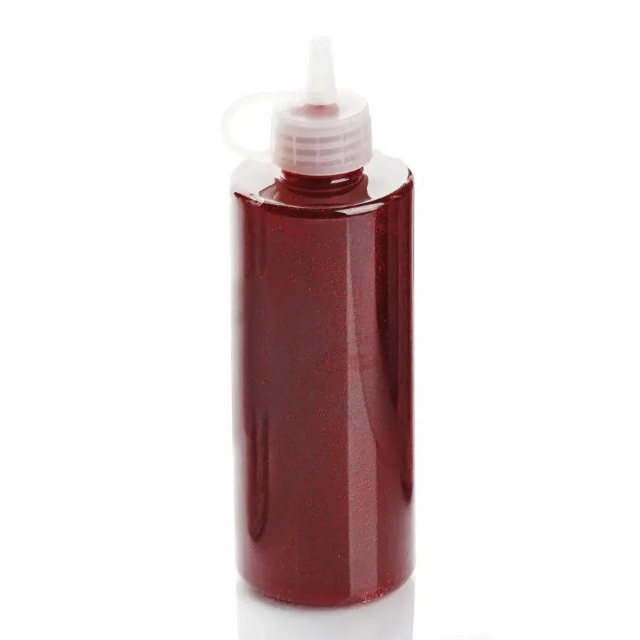 WASHABLE GLITTER GLUE: METALLIC BURGUNDY 4OZ