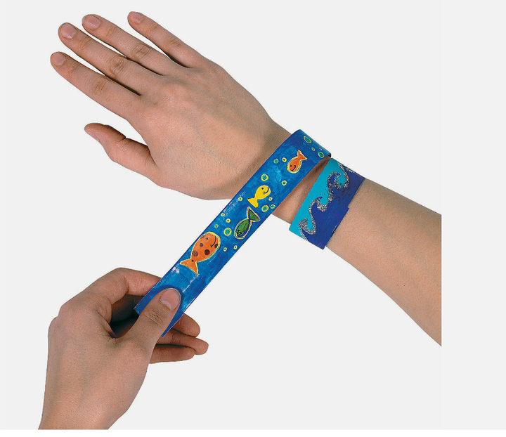 DESIGN YOUR OWN SLAP BRACELET - 24 PACK