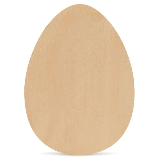 WOOD EGG SHAPE 10"