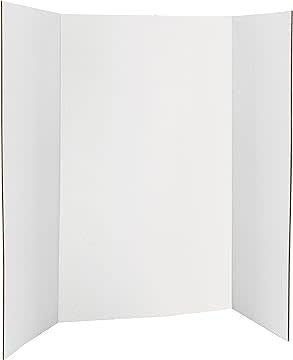 SHOWBOARD - TRI FOLD - WHITE 28"X40" - Creative Kids