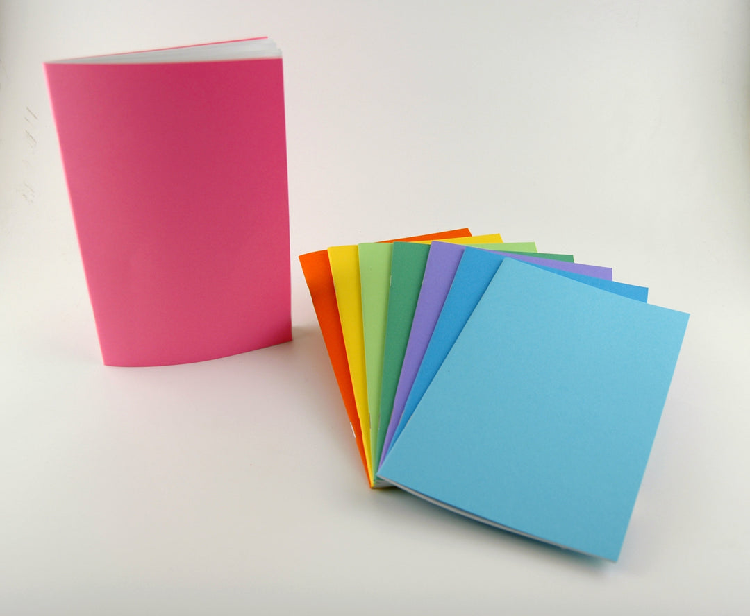 BRIGHT BLANK BOOK: ASSORTED COLORS 5.5x8.5