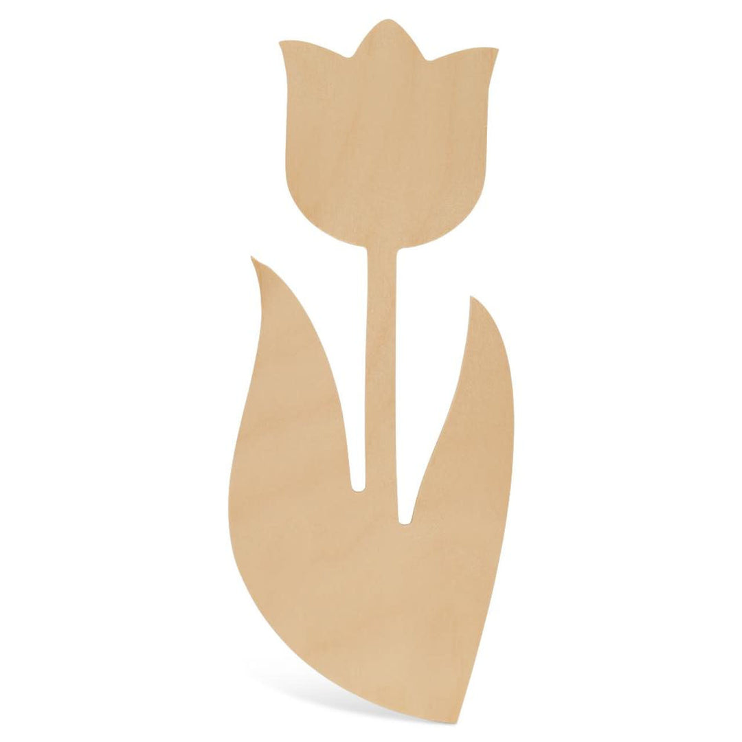 WOOD TULIP 12”x 4.5”