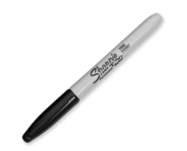 MARKER  SHARPIE FINE POINT BLACK 5 PACK
