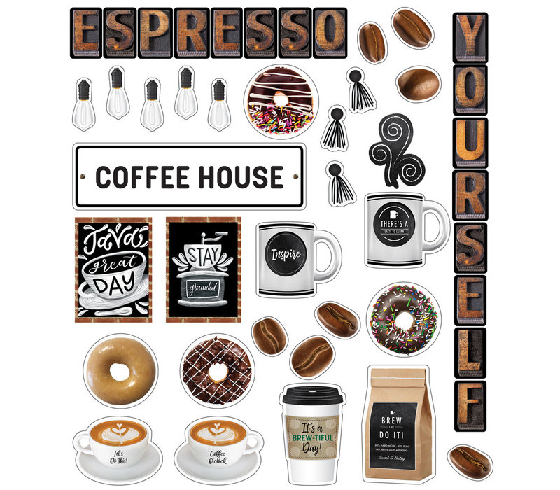 MINI BULLETIN BOARD SET ESPRESSO YOURSELF