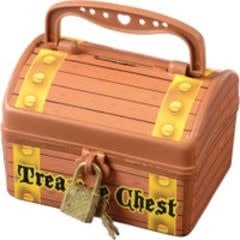 TREASURE CHEST BANK 12 PACK - Creative Kids
