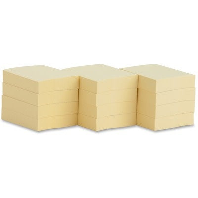 STICKY NOTE PAD YELLOW 1-3/8"x1-7/8" - 12 PADS ( 1,200 SHEETS )