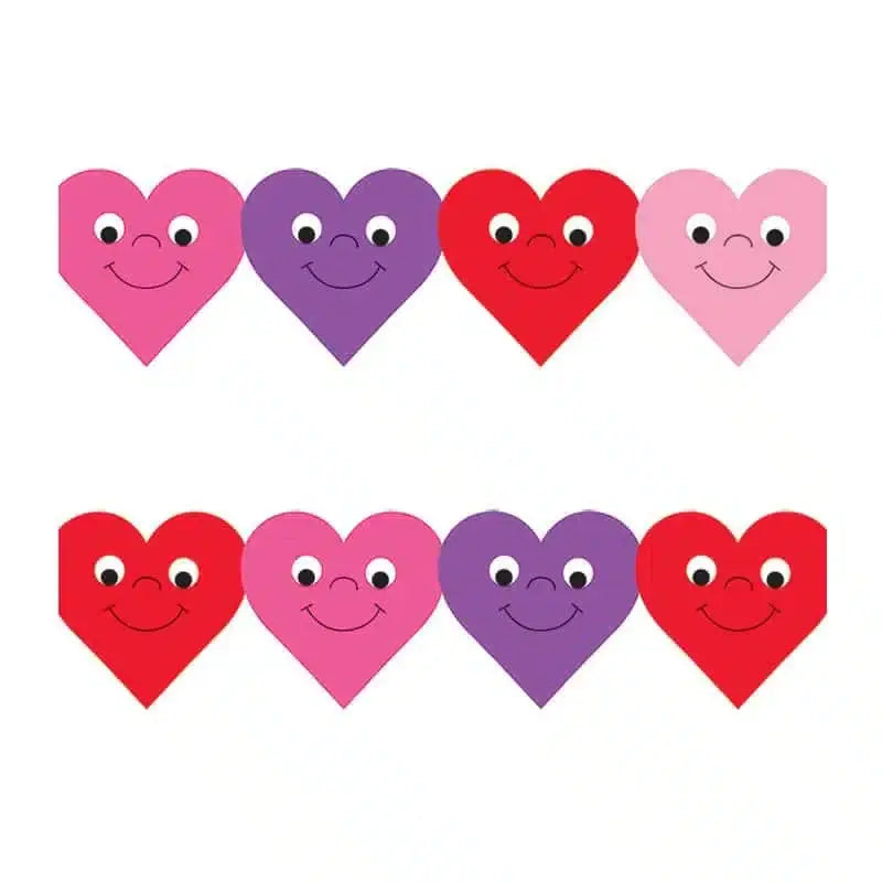 BORDER  ANIMATED HEARTS   - 3"x36&