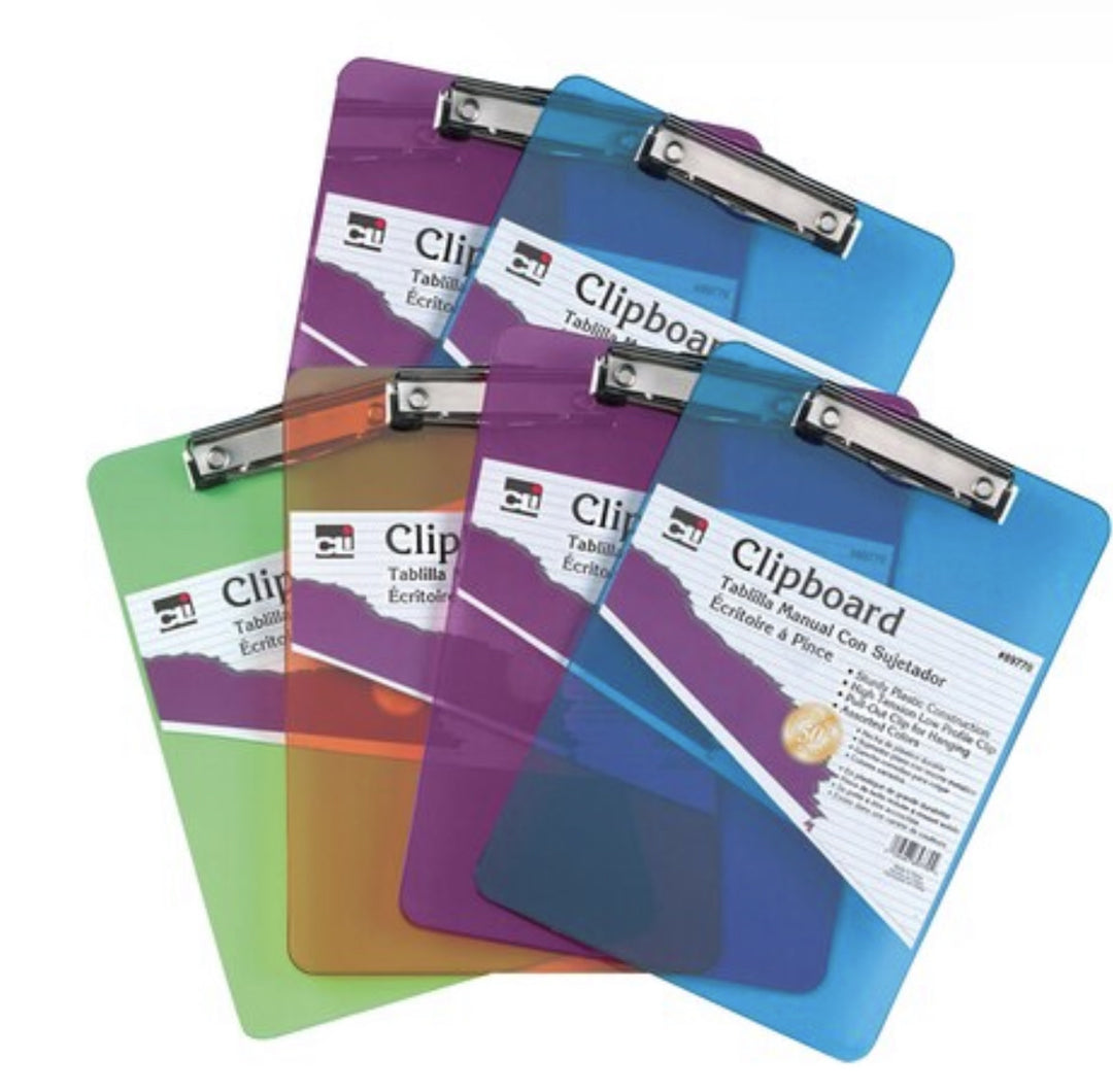 CLIPBOARD COLOR TRANSLUCENT