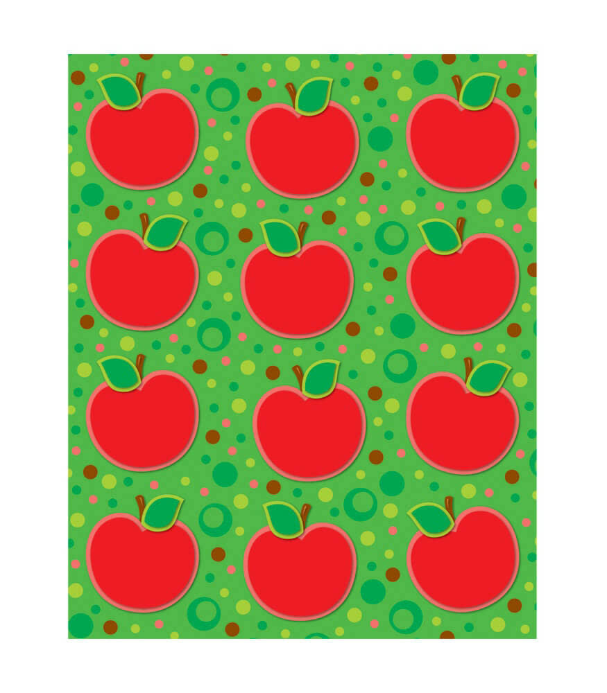 STICKERS: RED APPLES - 72 PACK