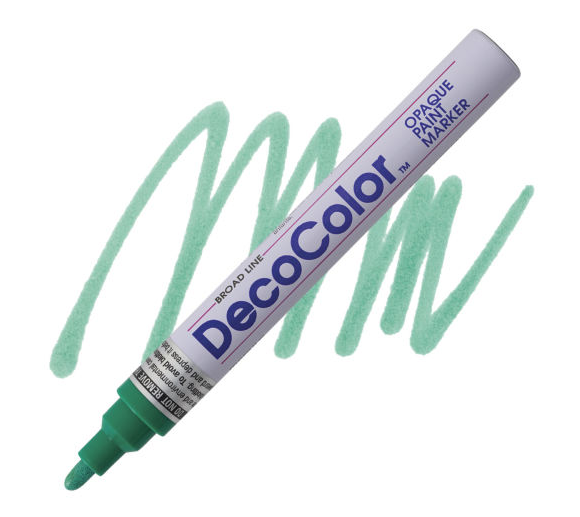DECOCOLOR PAINT MARKER BROAD GREEN