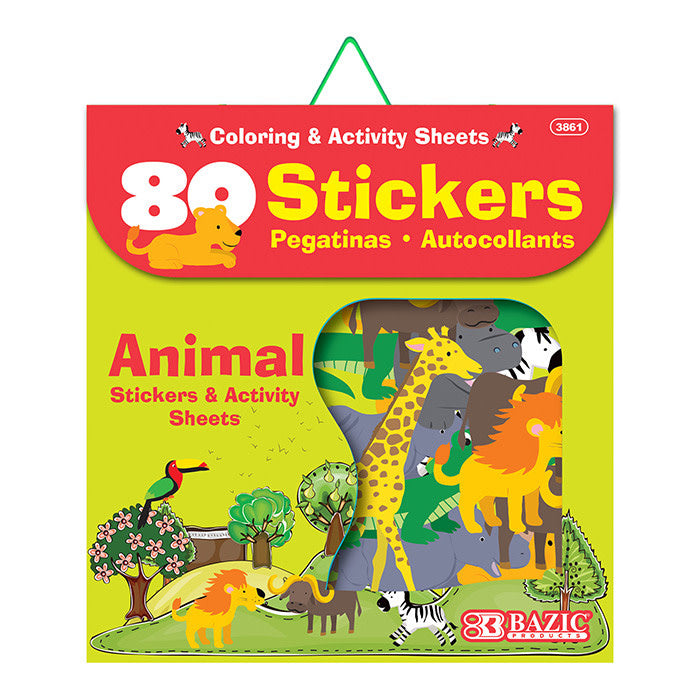 ANIMAL SERIES ASSORTED STICKERS