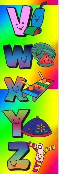 STICKER: ABC WITH PICTURE-2"X3"