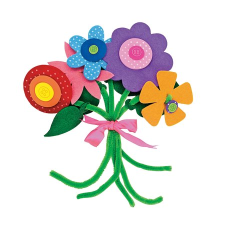FLOWER BOUQUET CRAFT KIT 12Kits