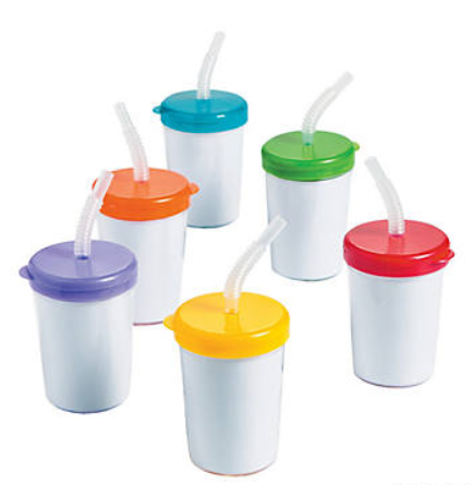 Do It Yourself SIPPER CUPS  PKG/12