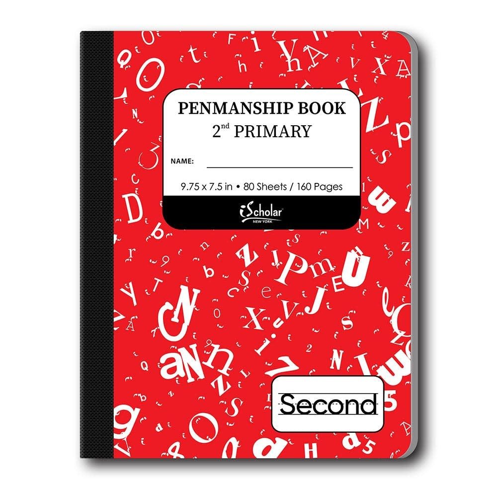 PENMANSHIP  BOOK  -  GRADE 2 -  80 SHEETS