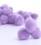 POM POMS: 1" LAVENDER 100 PACK - Creative Kids