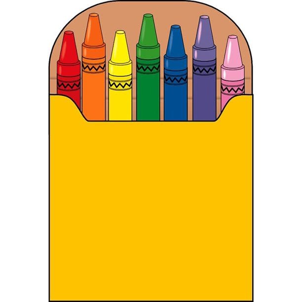 LARGE NOTEPAD: CRAYON BOX - Creative Kids