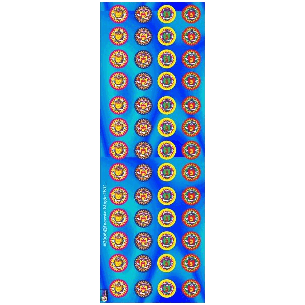 STICKERS - CIRCLE ANIMATED DREIDEL 6 SHEETS