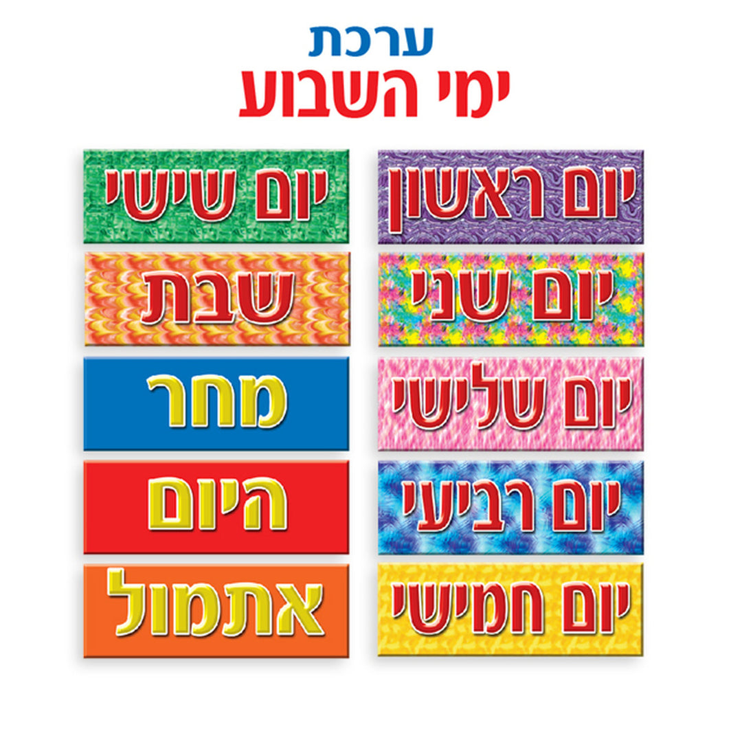 HEBREW DAYS OF THE WEEK