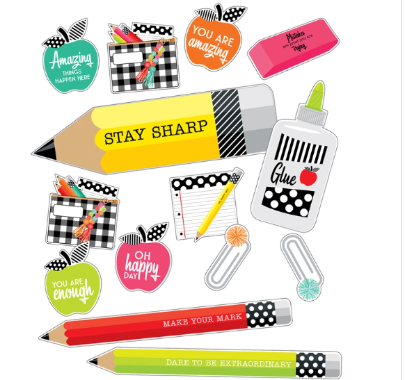 MINI BULLETIN BOARD SET: SIMPLY STYLISH  SUPPLIES