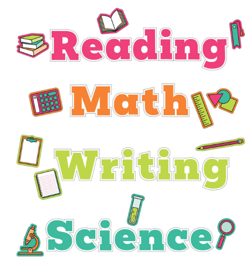 BULLETIN BOARD SET: WALL SIGNS FOR CORE SUBJECTS