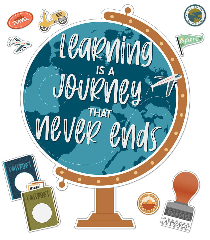 BULLETIN BOARD SET: LEARNING IS A JOURNEY