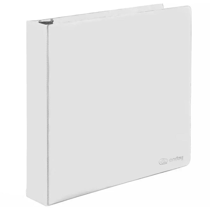 VIEW BINDER: 2" D-RING WITH 2 POCKETS - WHITE